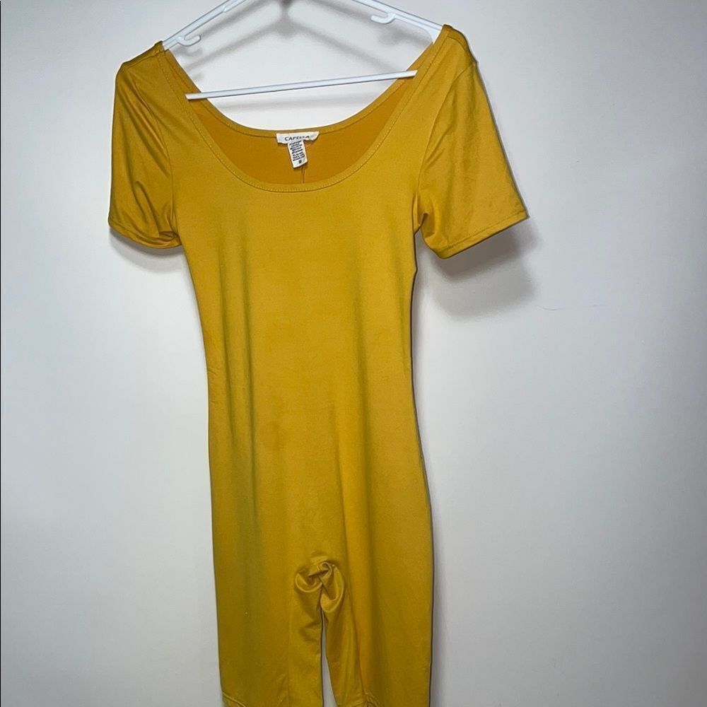 Yellow Short Sleeve Bodysuit